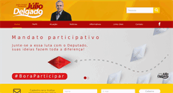 Desktop Screenshot of juliodelgado.com.br